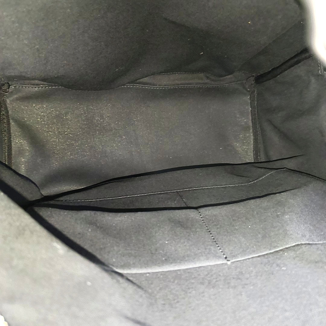 Calfskin Backpack Large Black