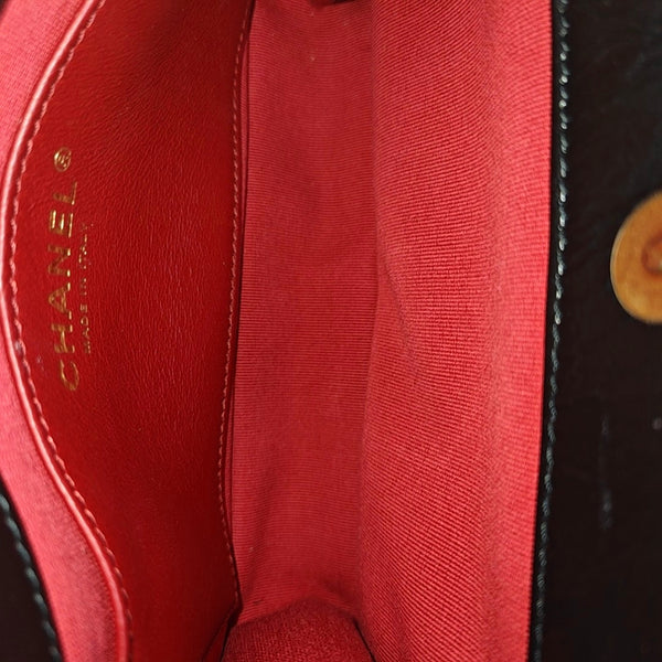 23C HOBO Small Quilted Calfskin Black