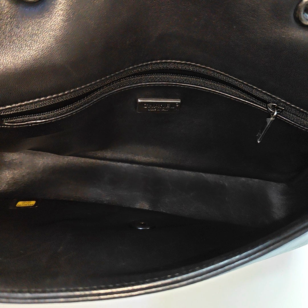 Python Shoulder Bag Black