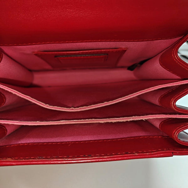 SERPENTI FOREVER Small Quilted Calfskin Red