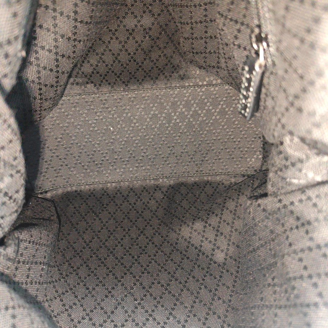 Fabric Top Handle Bag Black