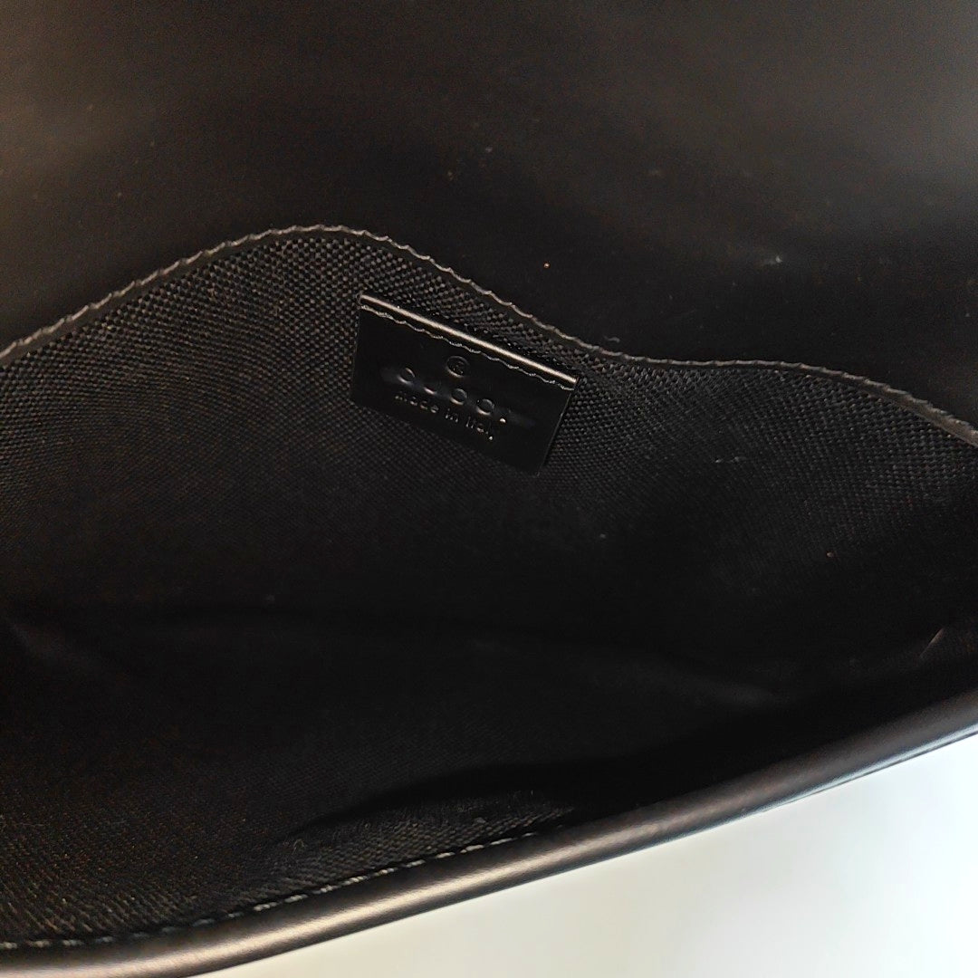 Neo Vintage Monogram Coated Canvas Black