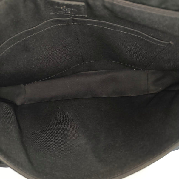 TAIGARAMA Monogram Coated Canvas Black