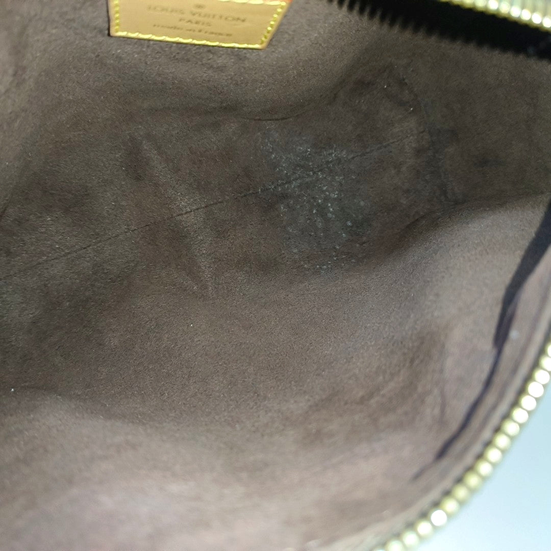SIDE TRUNK MM Monogram Coated Canvas Brown