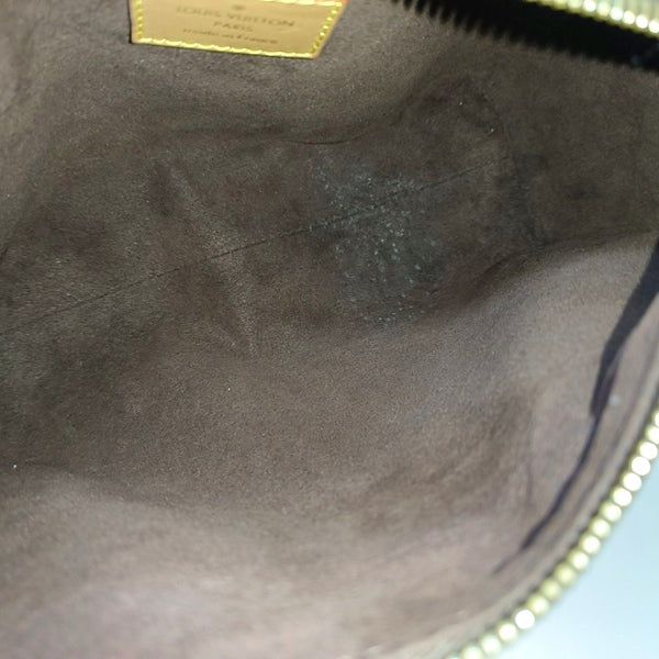 SIDE TRUNK MM Monogram Coated Canvas Brown