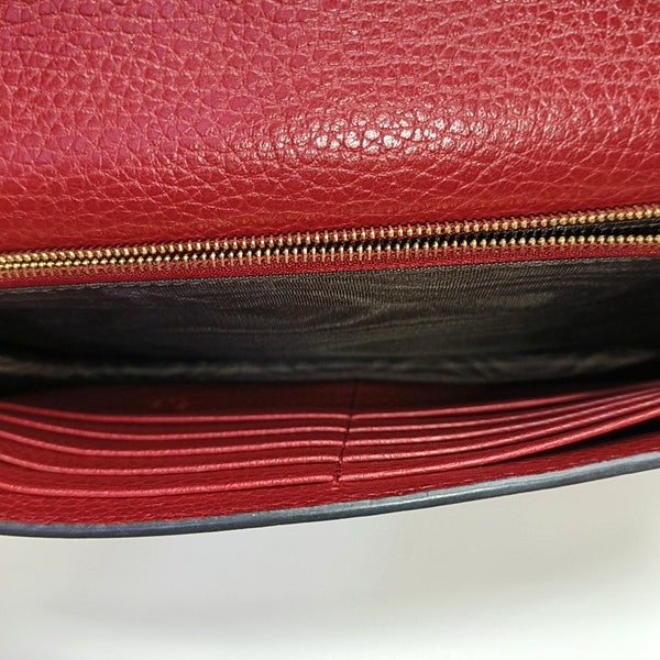 GG Marmont Super Mini Calfskin Red