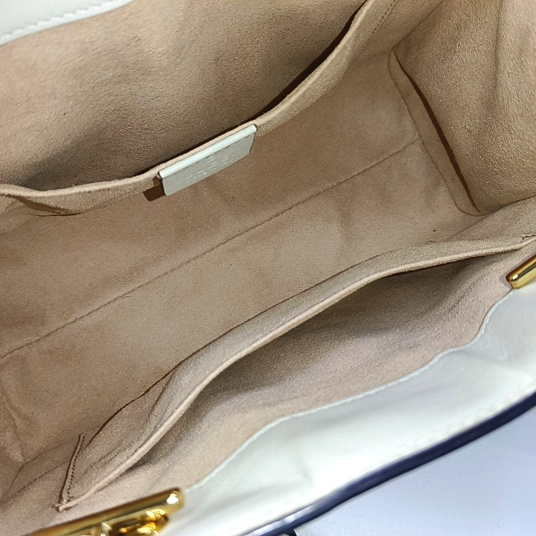 Padlock Small Monogram Coated Canvas Beige