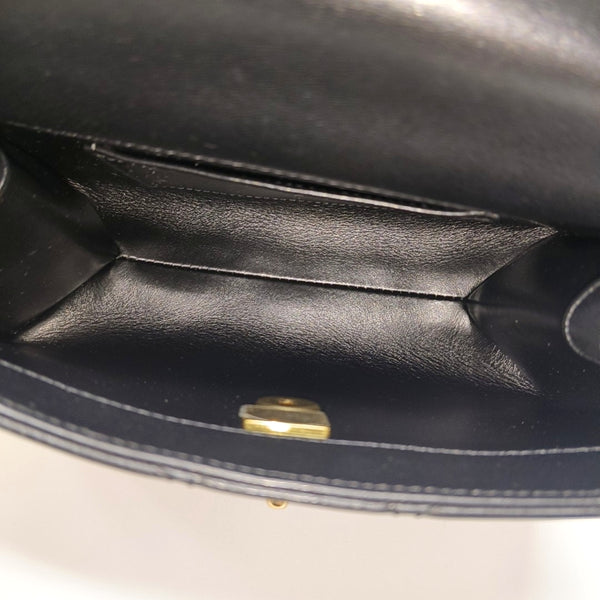 Quilted Lambskin Shoulder Bag Mini Black