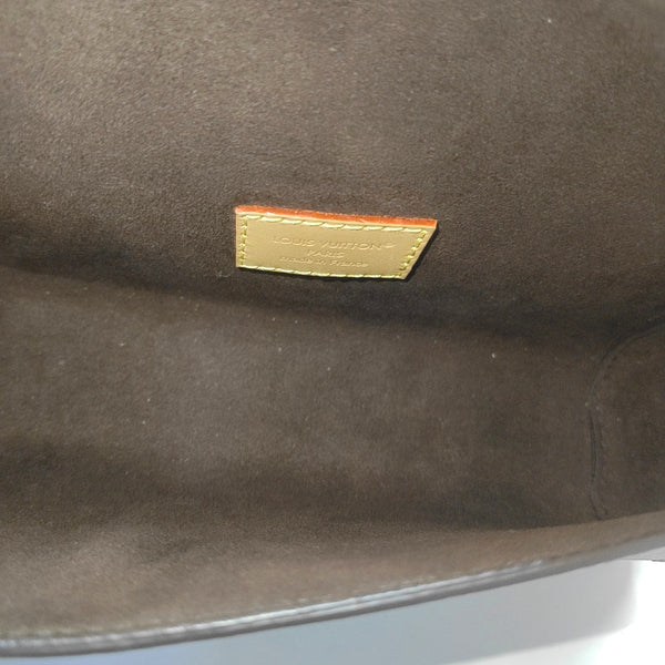 Pochette Camille Monogram Coated Canvas Brown