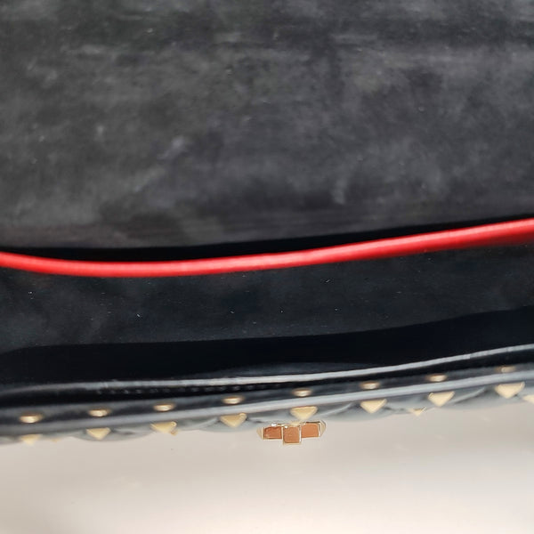 Calfskin Shoulder Bag Black