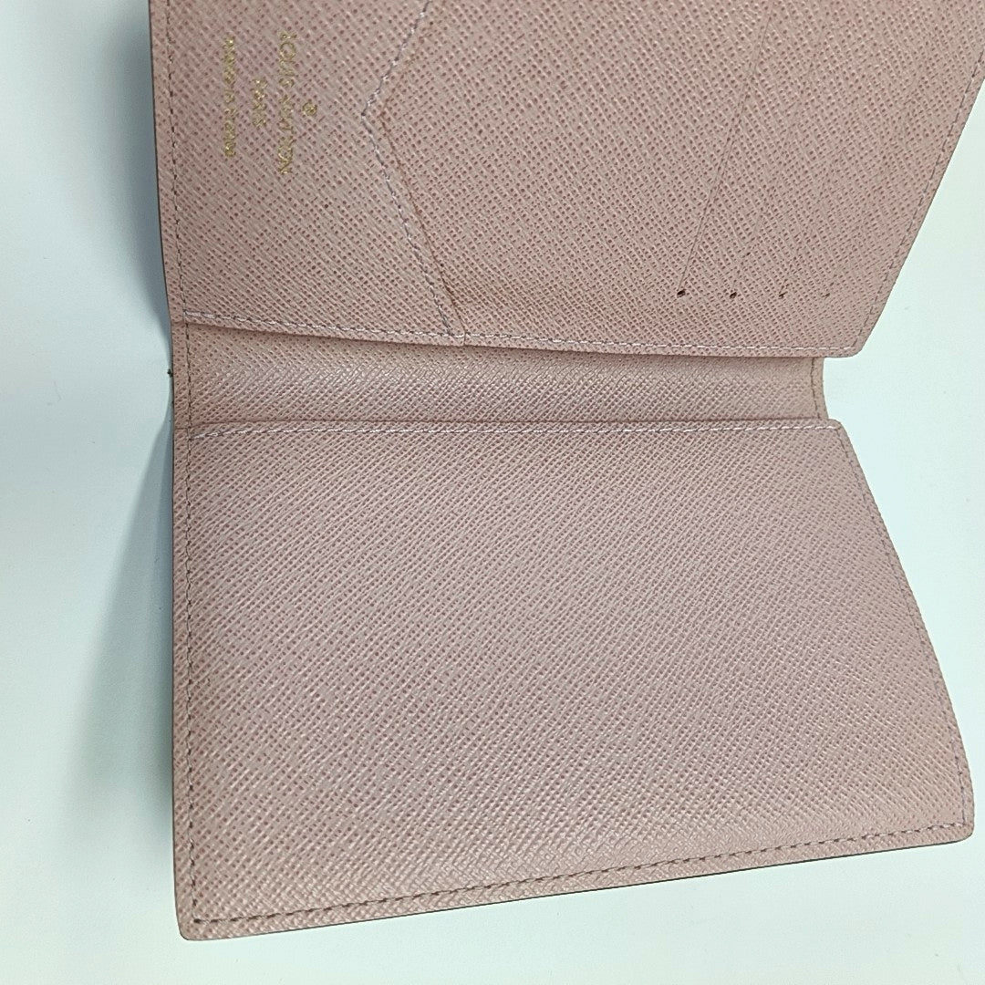 Monogram Coated Canvas Card Holder Brown