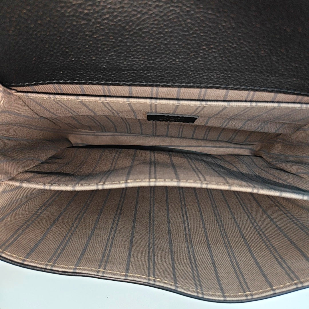MÉTIS MM Monogram Calfskin Black