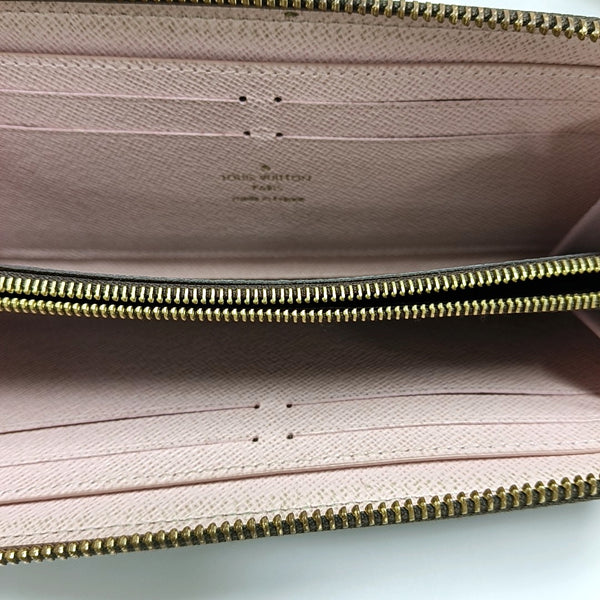 CLÉMENCE Monogram Coated Canvas Brown Wallet