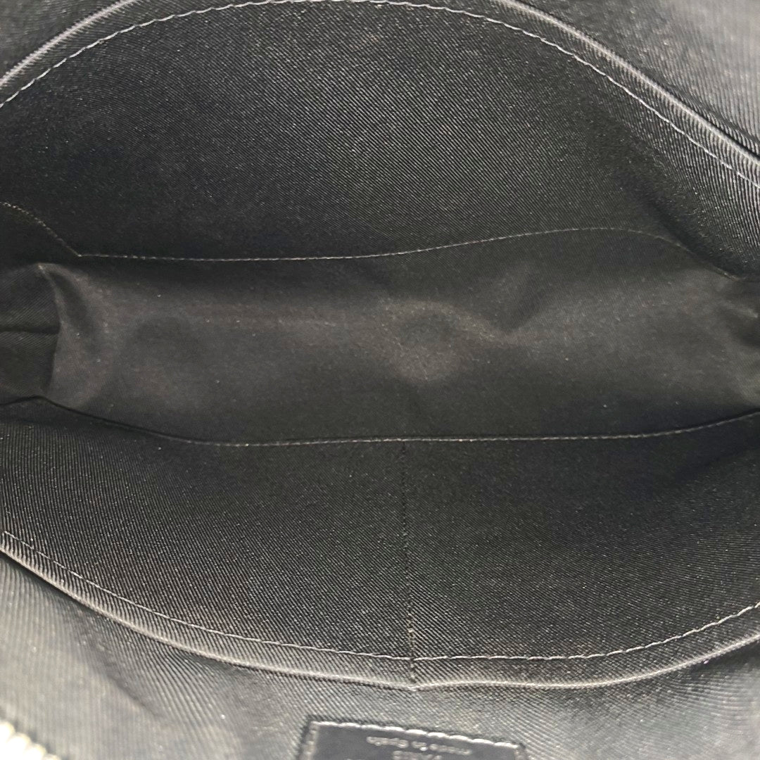 MICK Damier Graphite Coated Canvas Gray