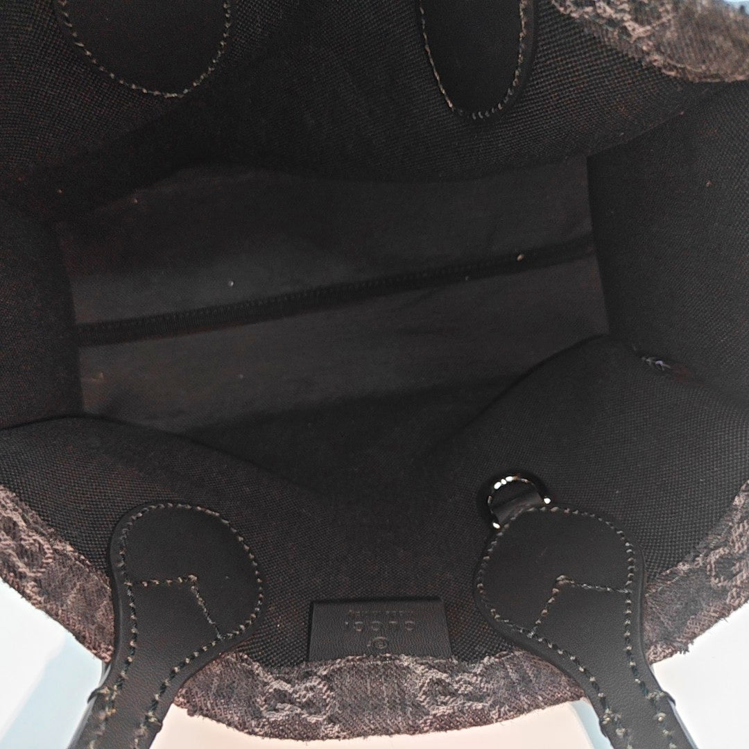 Ophidia Medium Monogram Canvas Black
