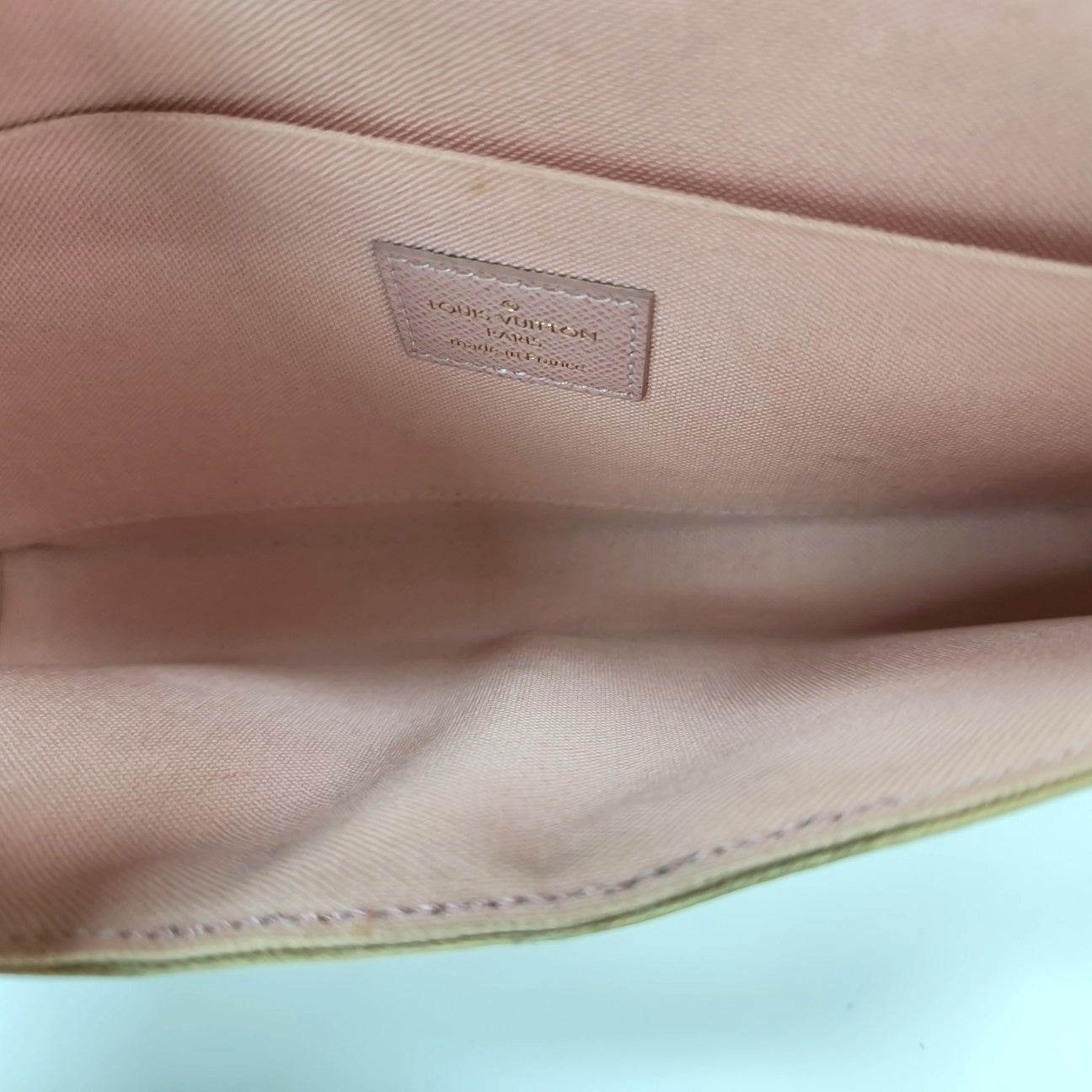 FÉLICIE Damier Azur Coated Canvas White
