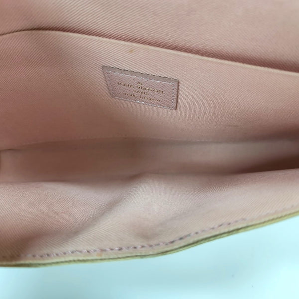 FÉLICIE Damier Azur Coated Canvas White