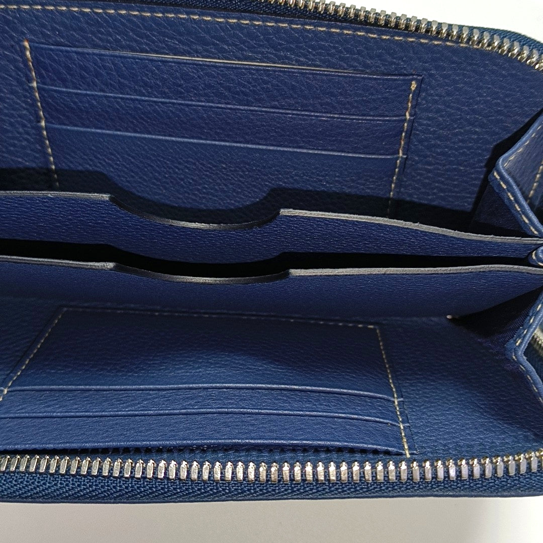 Calfskin Clutch Blue