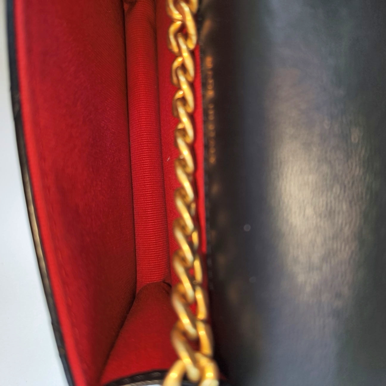Quilted Lambskin Shoulder Bag Black