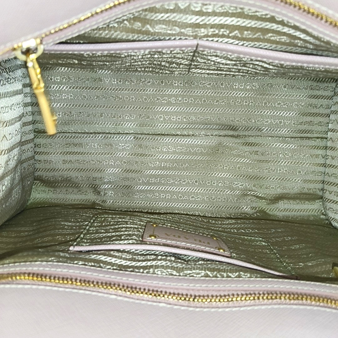 Saffiano Calfskin Tote Bag Pink