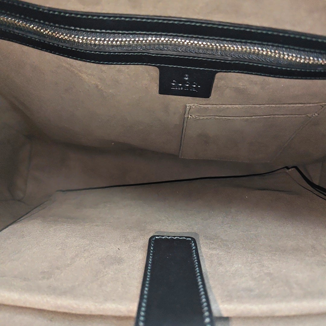 Monogram Coated Canvas Tote Bag Beige