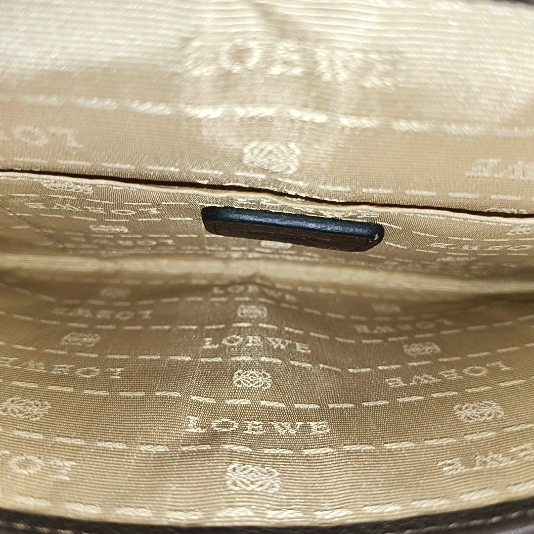 Calfskin Top Handle Bag Brown