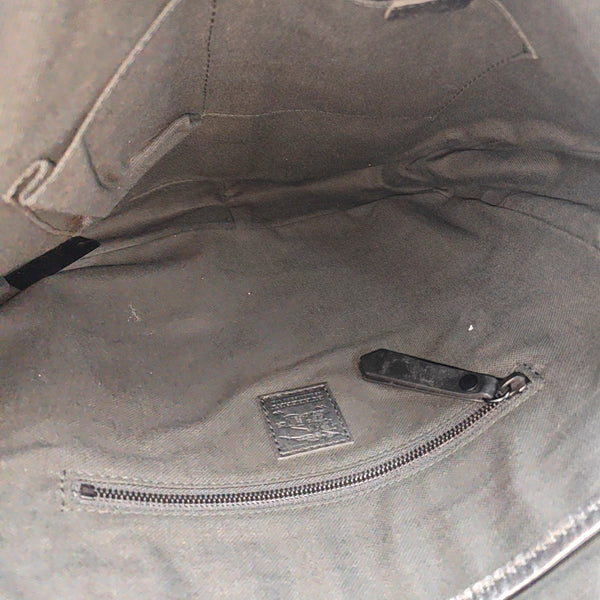 Coated Canvas Shoulder Bag Beige