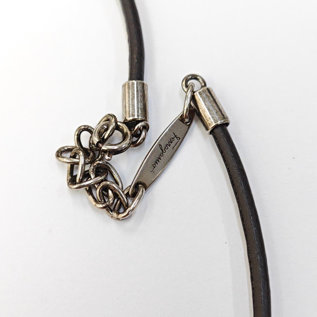 Leather Black Necklace