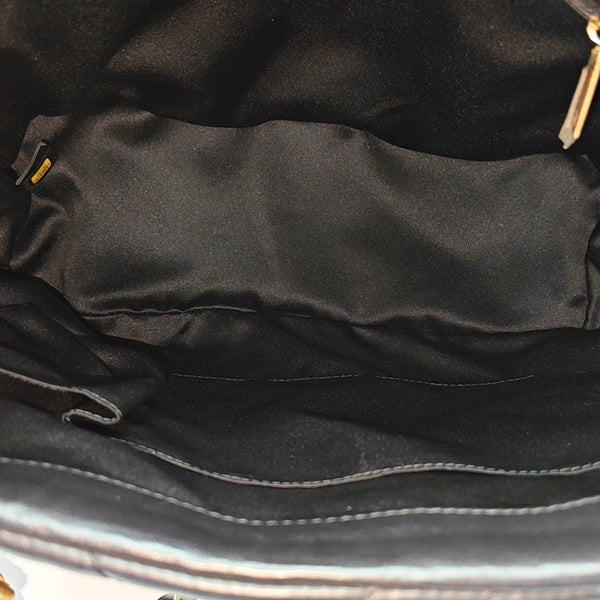 Chevron Calfskin Black