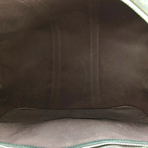KEEPALL 45 Monogram Coated Canvas Brown