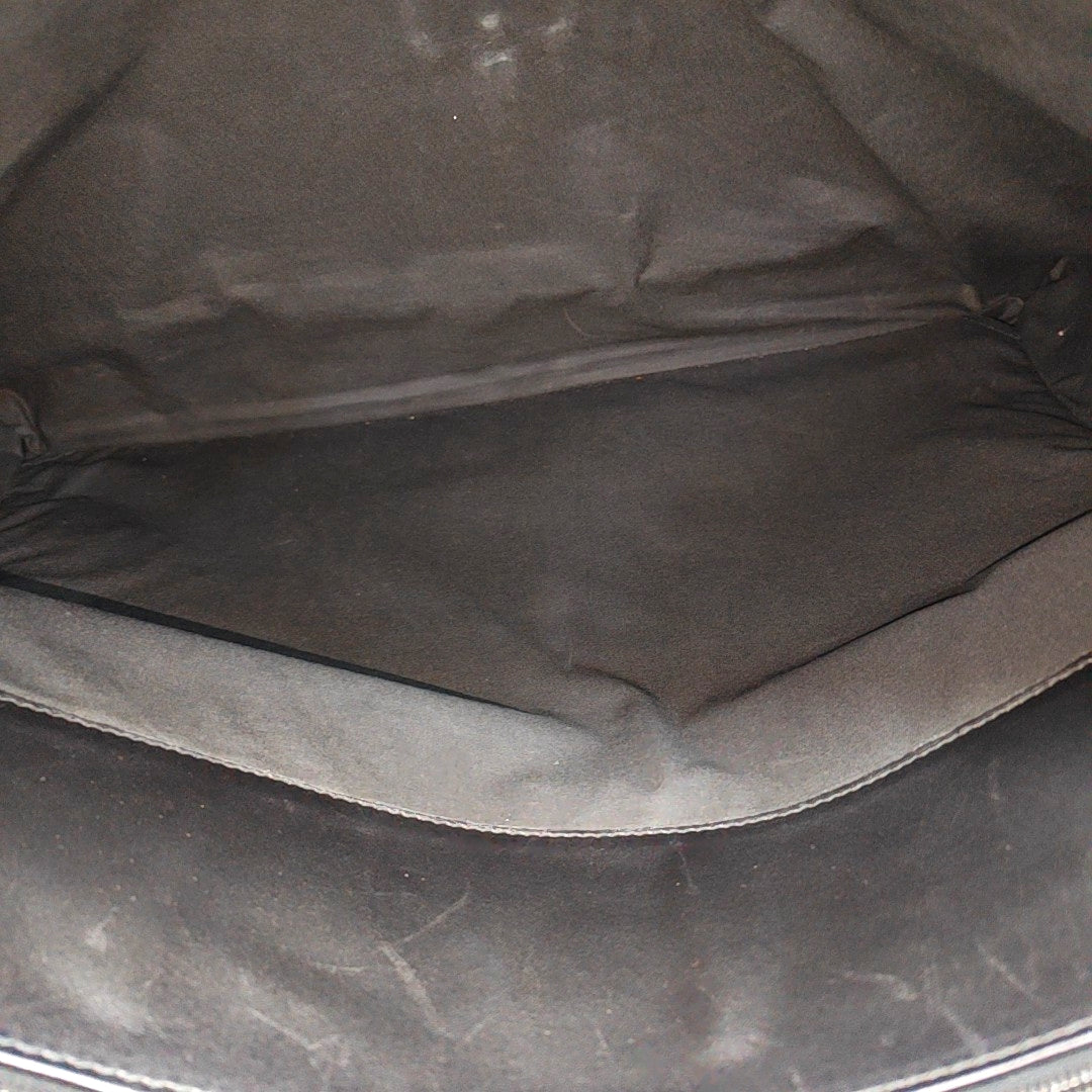 Calfskin Top Handle Bag Black