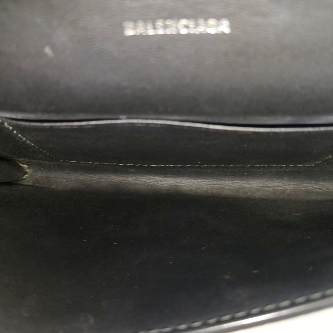Calfskin Shoulder Bag Black