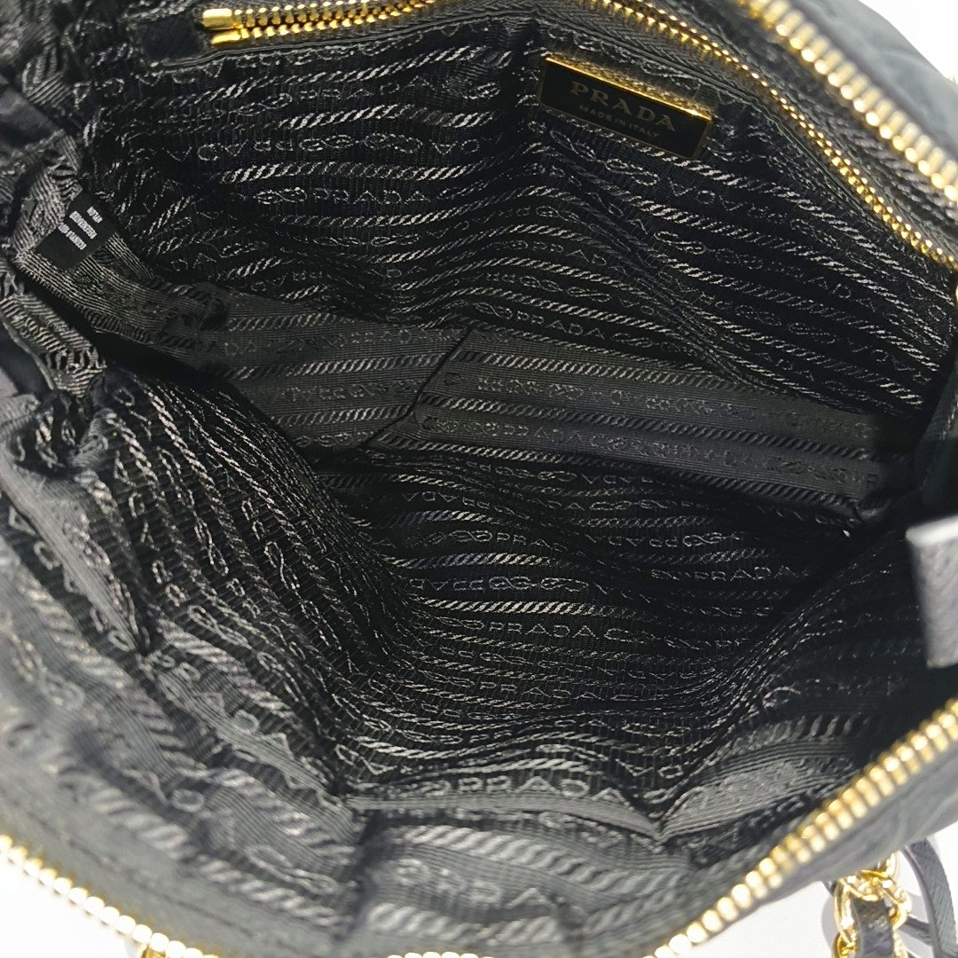 Re-Edition 1995 Chaîne Quilted Nylon Black