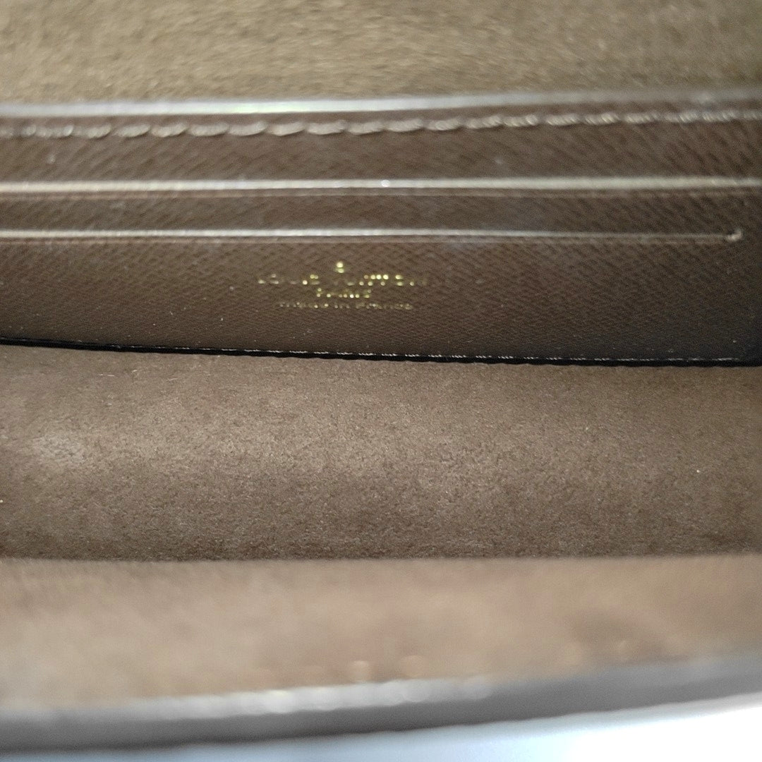 Lily Monogram Coated Canvas Brown