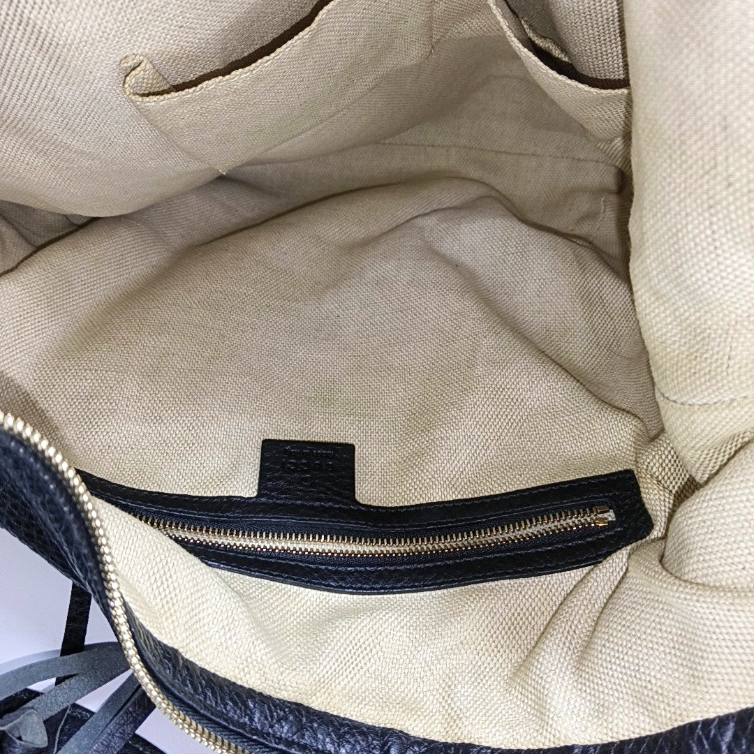 Soho Large Calfskin Black