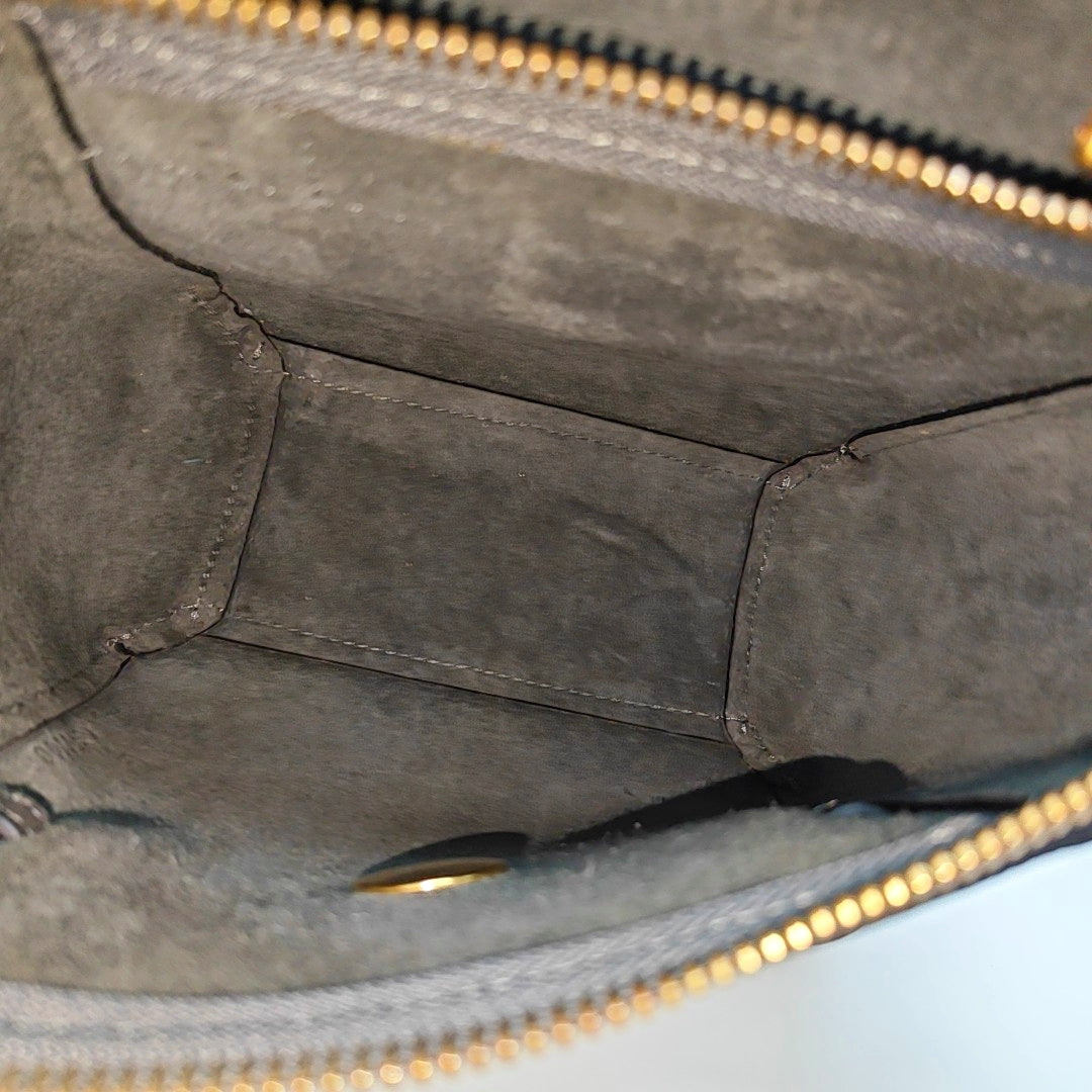 BELT PICO Calfskin Gray