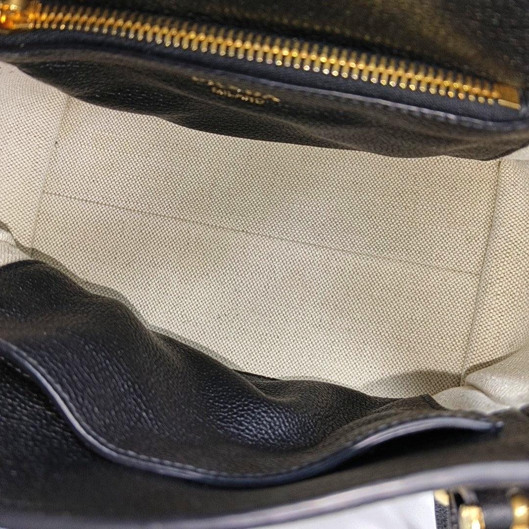 Calfskin Shoulder Bag Black
