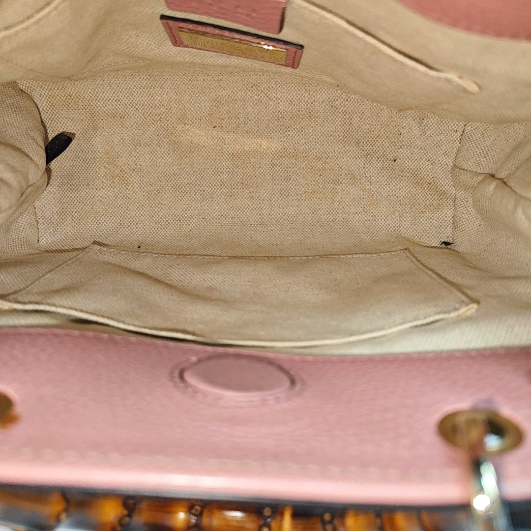 Bamboo 1947 Small Calfskin Pink