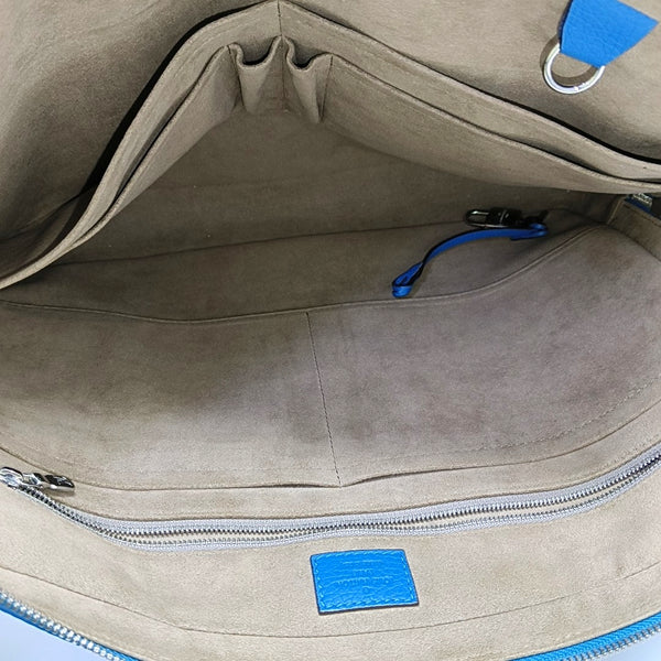 PORTE-DOCUMENTS Calfskin Blue