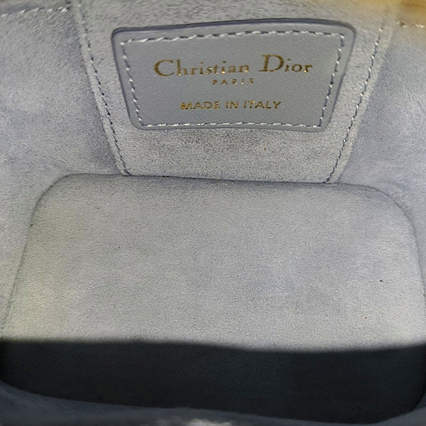 Vanity Lady Dior Cannage Calfskin Blue
