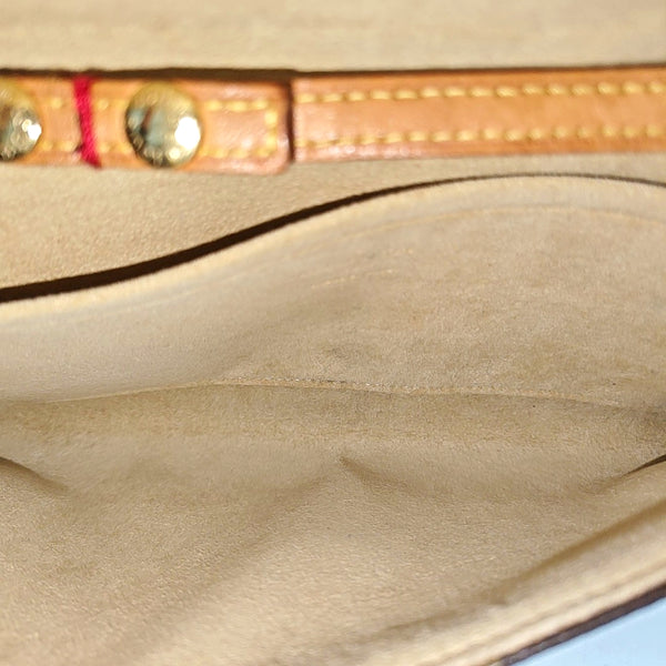 TWIN GM Monogram Coated Canvas Brown