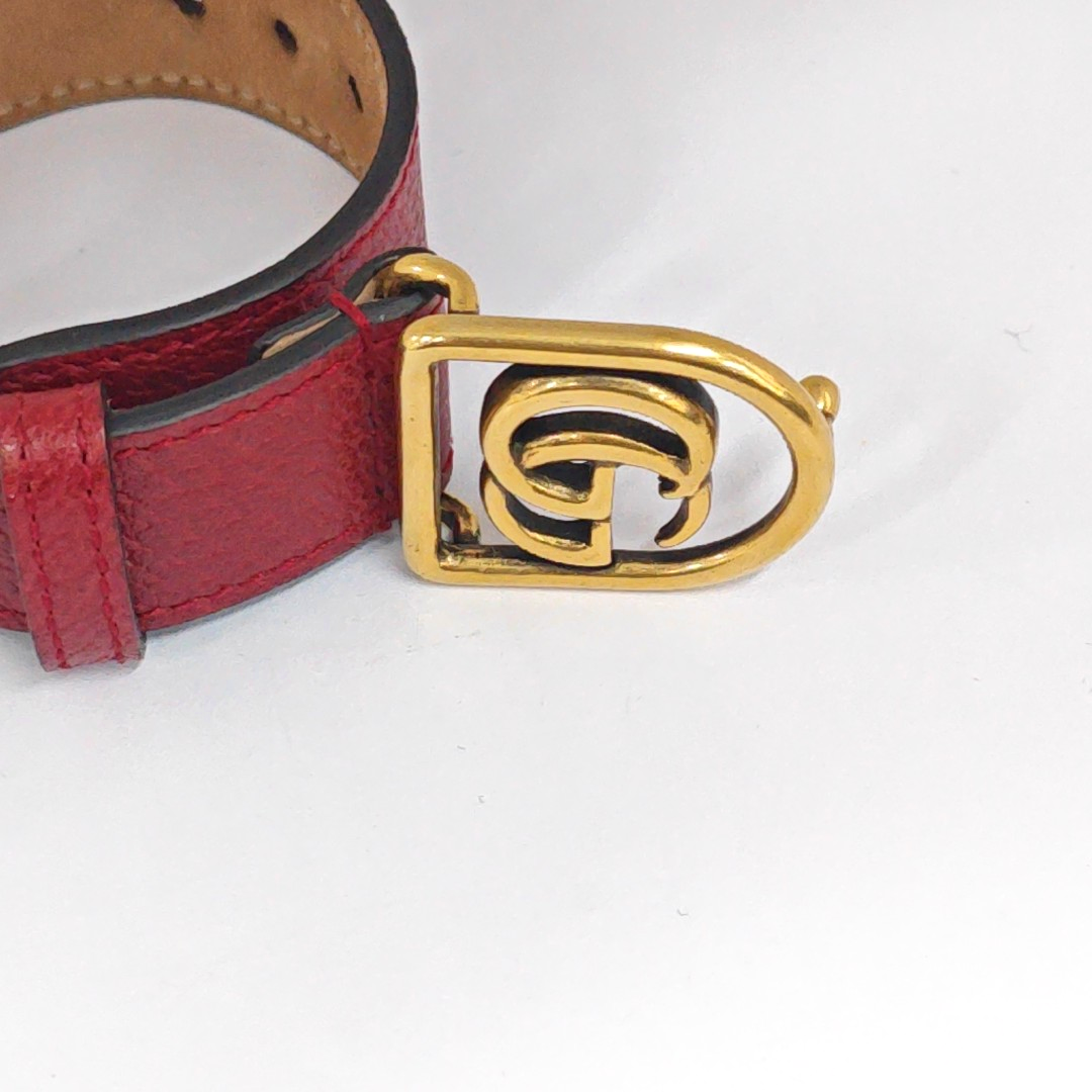 GG Marmont Metal Red Bracelet