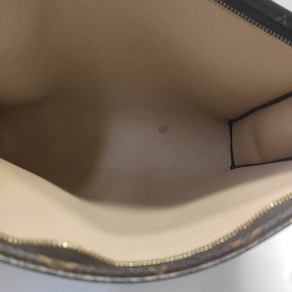 TOILET POCKET 26 Monogram Coated Canvas Brown