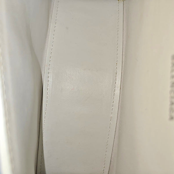 Hourglass Small Calfskin White