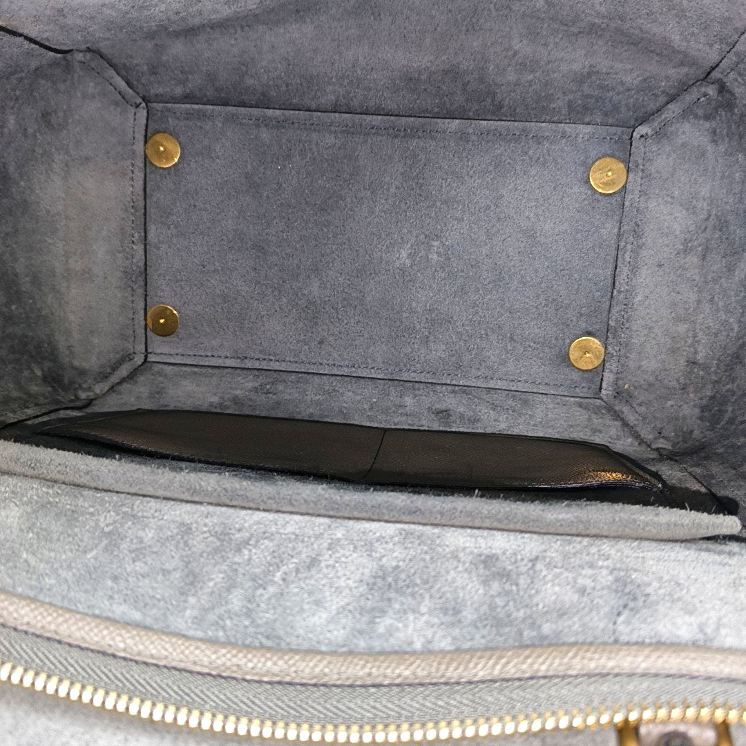 BELT Mini Calfskin Gray