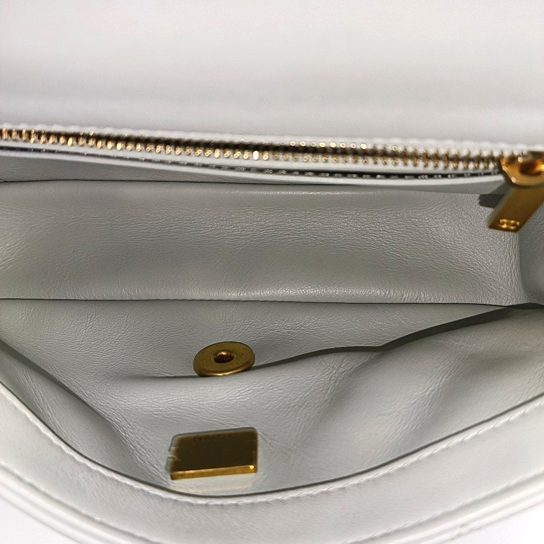CLASSIC FLAP Mini Quilted Lambskin Gray