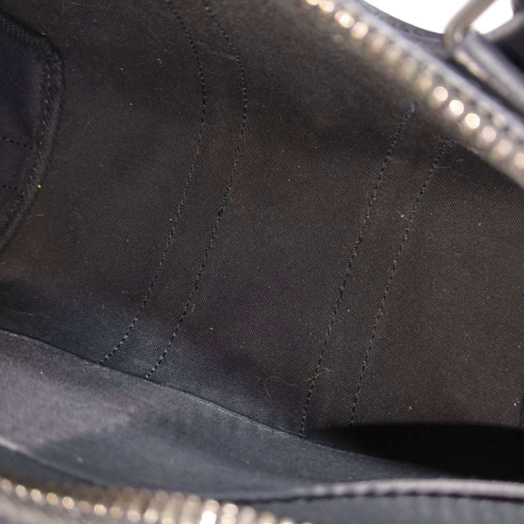 KEEPALL 25 Monogram Coated Canvas Black