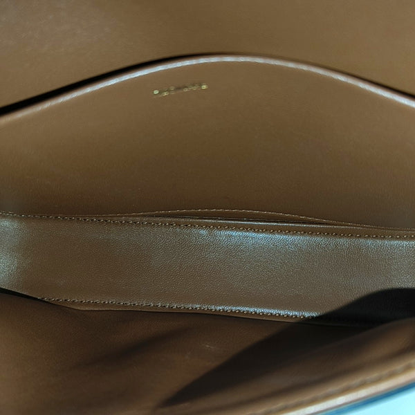 TRIOMPHE Small Coated Canvas Brown