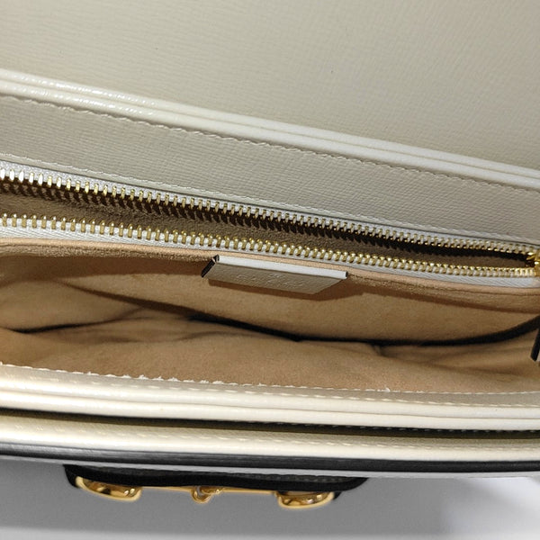 Horsebit 1955 Small Monogram Coated Canvas Beige