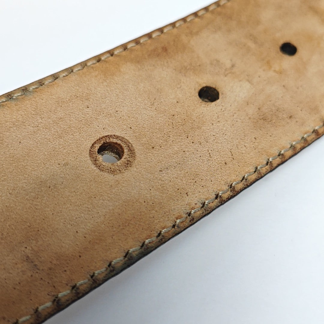 Leather Belt Gold